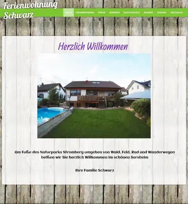 Der Swimmingpool an oder in der Nähe von Ferienwohnung Schwarz