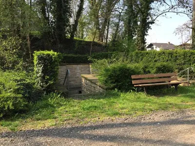 Ein Garten an der Unterkunft Alte Schule Wachenheim im Zellertal