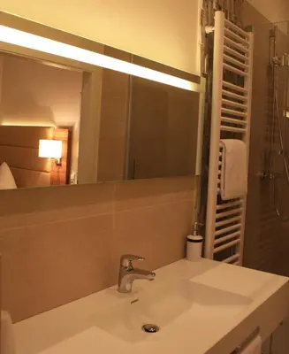 Ein Badezimmer in der Unterkunft Schlosshotel Molkenkur