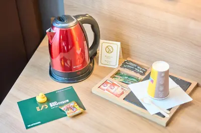 Kaffee-/Teezubehör in der Unterkunft eXo Boutique Hotel Mannheim - by SuperFly Hotels
