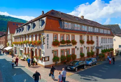 Ein allgemeiner Bergblick oder ein Berglick von des Hotels aus