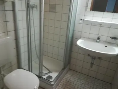 Ein Badezimmer in der Unterkunft Ferienwohnung Ziegelbergblick