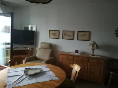 TV/Unterhaltungsangebot in der Unterkunft Ferienwohnung Ziegelbergblick