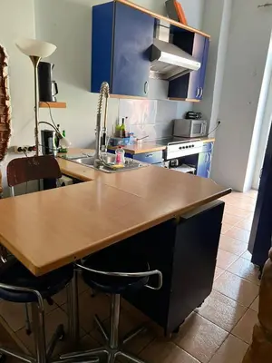 Küche/Küchenzeile in der Unterkunft WOHNUNG IN KAISERSLAUTERN
