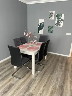 Ein Sitzbereich in der Unterkunft Family Apartment