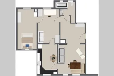 Grundriss der Unterkunft Wohnung im Herzen von Ludwigsburg