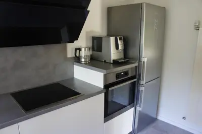 Küche/Küchenzeile in der Unterkunft Burg Freienstein Blick 4 Sterne mit Sauna