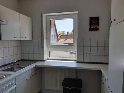 Küche/Küchenzeile in der Unterkunft Ferienwohnung Bernhard
