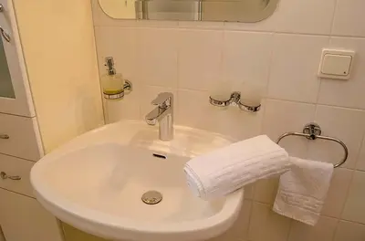 Ein Badezimmer in der Unterkunft Haus Storck