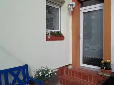 Ein Balkon oder eine Terrasse in der Unterkunft Fewo Pfalzwohnung Ellerstadt