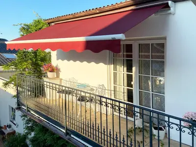 Ein Balkon oder eine Terrasse in der Unterkunft Stilvoll Urlaub machen!