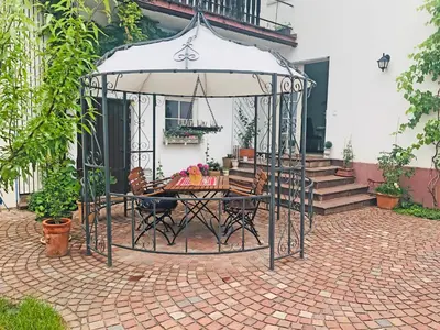 Ein Balkon oder eine Terrasse in der Unterkunft Stilvoll Urlaub machen!