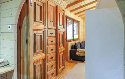Ein Bett oder Betten in einem Zimmer der Unterkunft Gorgeous Home In Merzalben With Wifi