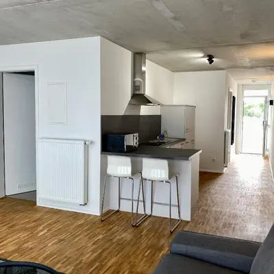 Küche/Küchenzeile in der Unterkunft City Apartments Kaiserslautern