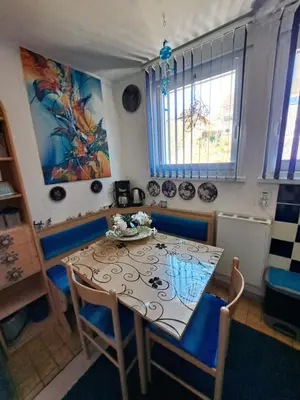 Ein Sitzbereich in der Unterkunft Ferienwohnung galina