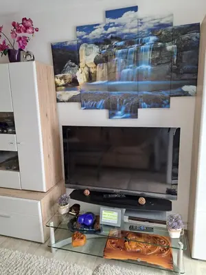 TV/Unterhaltungsangebot in der Unterkunft Ferienwohnung galina