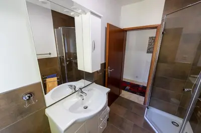 Ein Badezimmer in der Unterkunft Brands Appartement