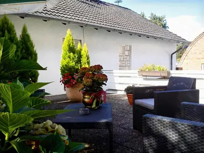 Ein Sitzbereich in der Unterkunft Hotel Burg Breuberg