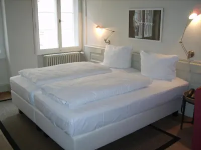 Ein Bett oder Betten in einem Zimmer der Unterkunft Hotel Schnookeloch