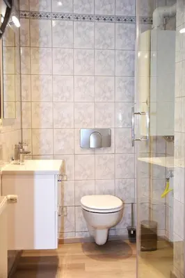 Ein Badezimmer in der Unterkunft FeWo 2 - Deidesheim