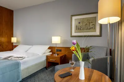 Ein Bett oder Betten in einem Zimmer der Unterkunft Maritim Hotel Darmstadt