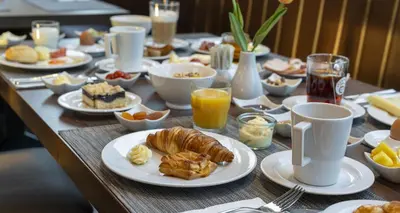 Essen im Hotel oder in der Nähe