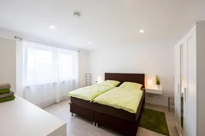Ein Bett oder Betten in einem Zimmer der Unterkunft Ruhe und Entspannung