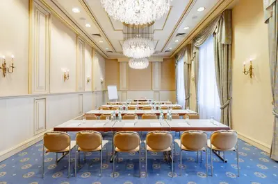 Der Geschäftsbereich oder Konferenzraum in der Unterkunft Parkhotel 1901 Mannheim