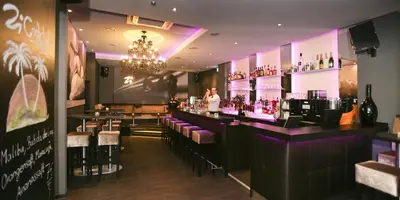 Lounge oder Bar in der Unterkunft Karlstor Gästehaus