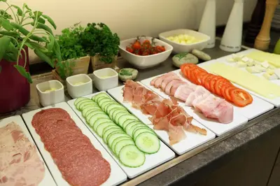 Essen im Hotel oder in der Nähe