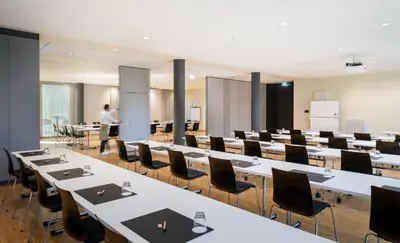 Der Geschäftsbereich oder Konferenzraum in der Unterkunft Saline1822