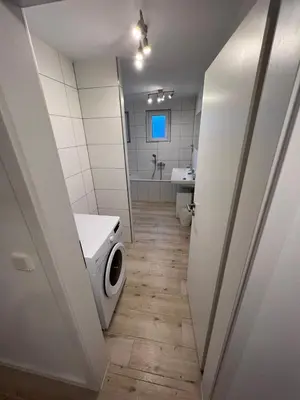 Ein Badezimmer in der Unterkunft Monteurwohnung Pforzheim Zentrum