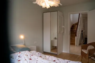 Ein Bett oder Betten in einem Zimmer der Unterkunft Ferienhaus Lenchen