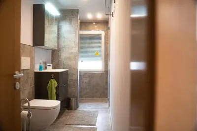 Ein Badezimmer in der Unterkunft Ferienhaus Lenchen