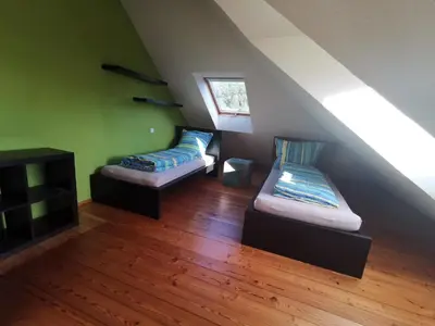 Ein Bett oder Betten in einem Zimmer der Unterkunft Haus Fleur