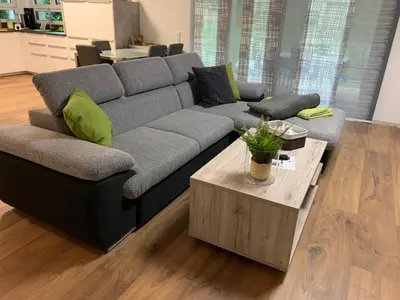 Ein Sitzbereich in der Unterkunft Firmen & Ferienwohnung Brecht 1