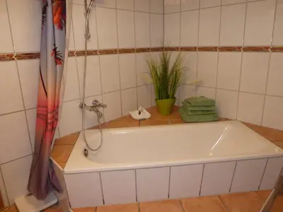 Ein Badezimmer in der Unterkunft Apartment de luxe 73 qm mit 3 Zimmer und Terrasse
