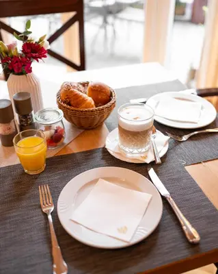Essen in der Pension oder in der Nähe