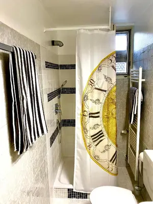Ein Badezimmer in der Unterkunft Klein aber dein...
