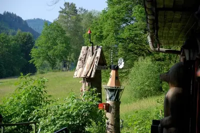 Naturlandschaft in der Nähe des Ferienhauses