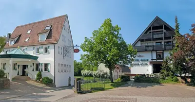 Das Gebäude in dem sich das Hotel befindet