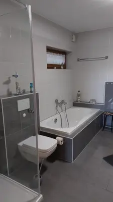Ein Badezimmer in der Unterkunft Ferienwohnung Sonja Sinsheim