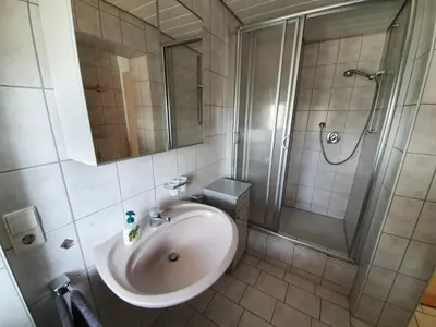 Ein Badezimmer in der Unterkunft Ferienwohnung Schwarzwaldblick