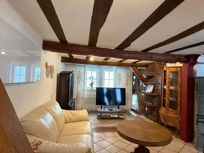 Ein Sitzbereich in der Unterkunft Bella Haus close to Frankfurt Messe
