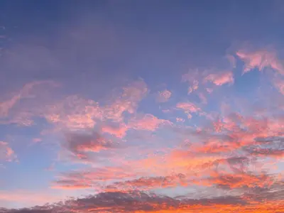 Blick auf den Sonnenuntergang/Sonnenaufgang von des Ferienhauses aus oder aus der Nähe