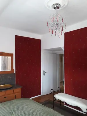 Ein Bett oder Betten in einem Zimmer der Unterkunft Bismarckstrasse 8