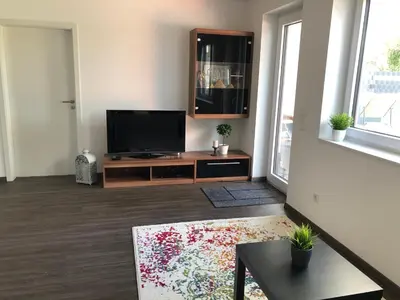 TV/Unterhaltungsangebot in der Unterkunft 1,5 ZKB Wohnung im Odenwald, an der Bergstraße mit tollem Ausblick