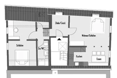 Grundriss der Unterkunft Ferienwohnungen in der Wertheimer Altstadt