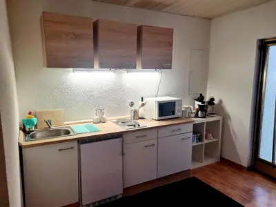 Küche/Küchenzeile in der Unterkunft Apartment zum Wohlfühlen in ruhiger Lage