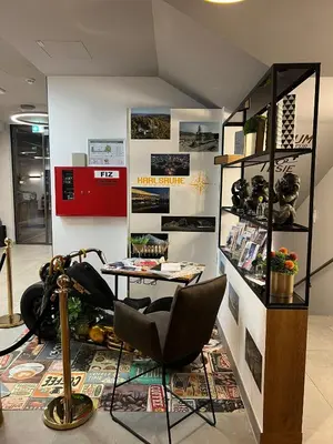 Küche/Küchenzeile in der Unterkunft Design Hotel Winterrot